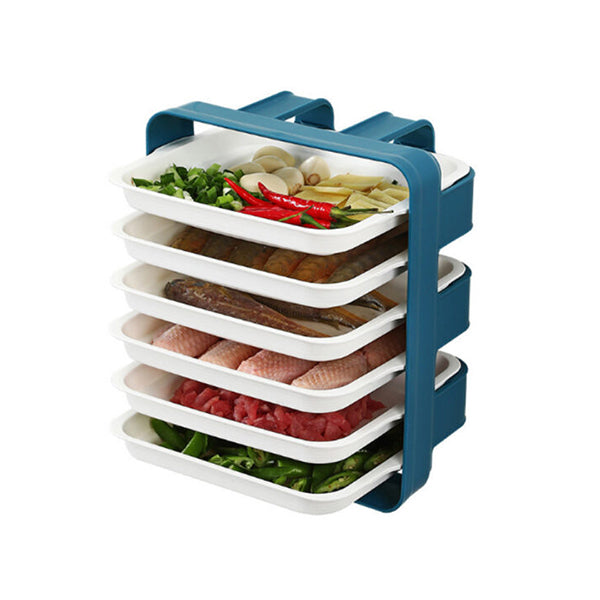 Mobileleb Kitchen & Dining Dark Green / Brand New 6 in 1 Cabinet Shelf Food Storage - 96150