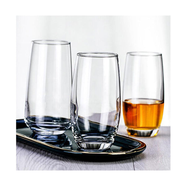 Mobileleb Kitchen & Dining Transparent / Brand New 6 Pcs Tulip Tumblers Glass Set - 97828