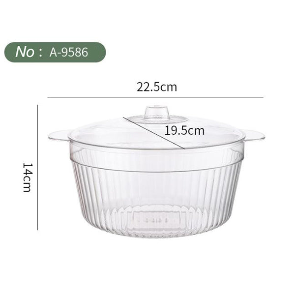 Mobileleb Kitchen & Dining Brand New / 9588 Acrylic Clear Multifunction Pot - 99004