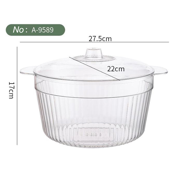 Mobileleb Kitchen & Dining Brand New / 9589 Acrylic Clear Multifunction Pot - 99004