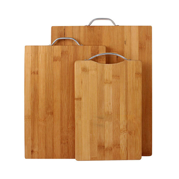 Mobileleb Kitchen & Dining Bamboo Cutting Board, Chopper Board 6 Sizes - 98748