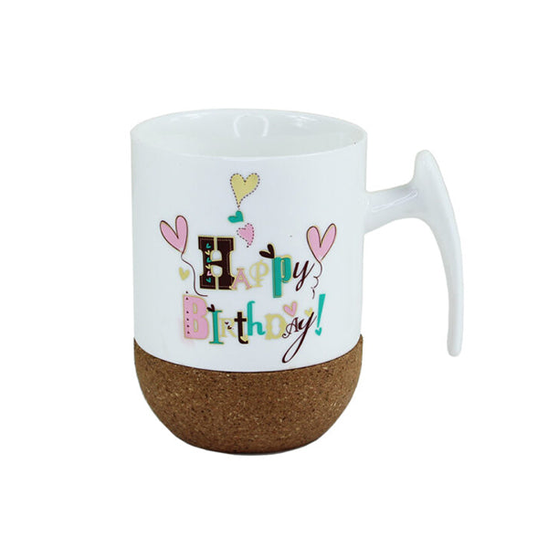 Mobileleb Kitchen & Dining Brand New / Model-1 Birthday Ceramic Mug with Cork Bottom - 90466