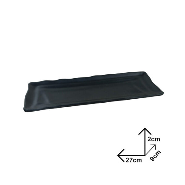 Mobileleb Kitchen & Dining Black / Brand New Black Melamine Dinnerware - 99096