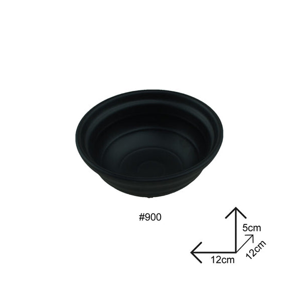 Mobileleb Kitchen & Dining Black / Brand New Bowl Black Melamine Dinnerware - 98900