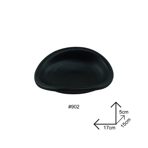 Mobileleb Kitchen & Dining Black / Brand New Bowl Black Melamine Dinnerware - 98902