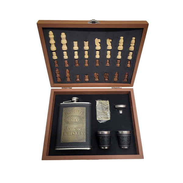 Mobileleb Kitchen & Dining Chess Hip Flask Set - 16118