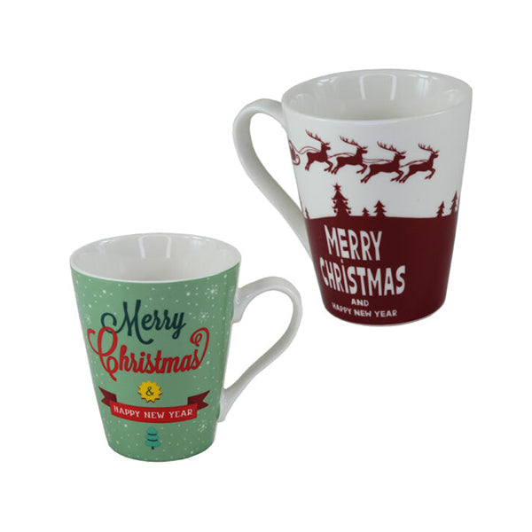 Mobileleb Kitchen & Dining Brand New Christmas Double Mug - 97526-CH13-1