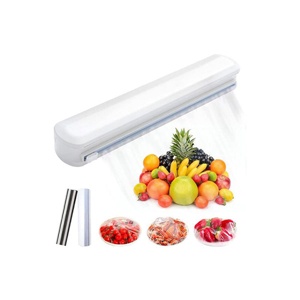 Mobileleb Kitchen & Dining White / Brand New Cling Film Cutter Home Use - 97260