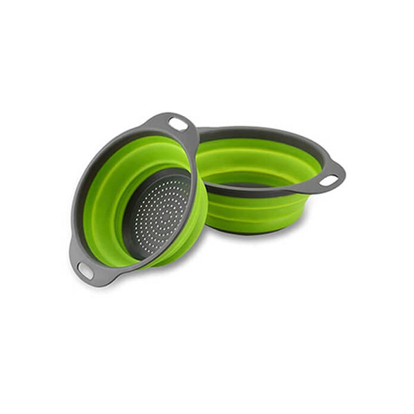 Mobileleb Kitchen & Dining Green / Brand New Collapsible Filter, Silicone Collapsible Basket, Retractable Silicone Basket, kitchenware, Suitable for Fruits, Vegetables - 13712