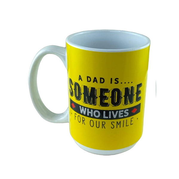 Mobileleb Kitchen & Dining Brand New / Model-1 Dad Mug #DA220, Dad Who Lives For Our Smile - 97524-DA220-1