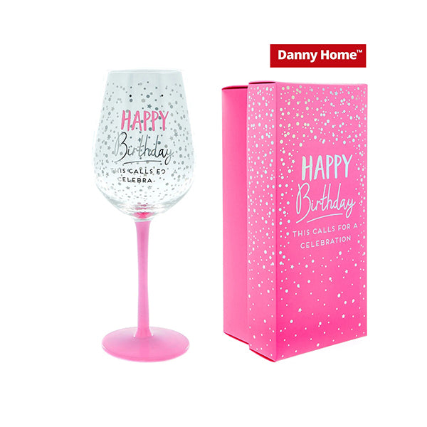 Mobileleb Kitchen & Dining Danny Home Happy Birthday Celebration Wine Glass - KY-032