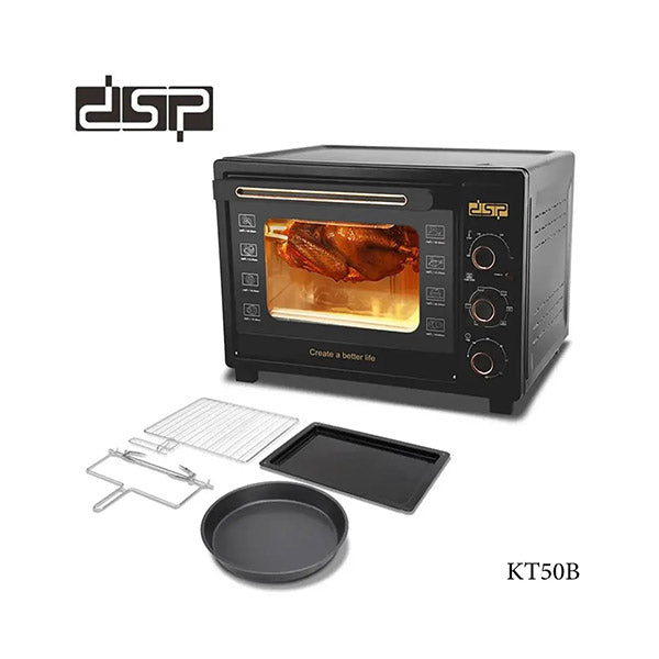 Mobileleb Kitchen & Dining Black / Brand New DSP, 5 in 1 Oven 50 Litter - KT50