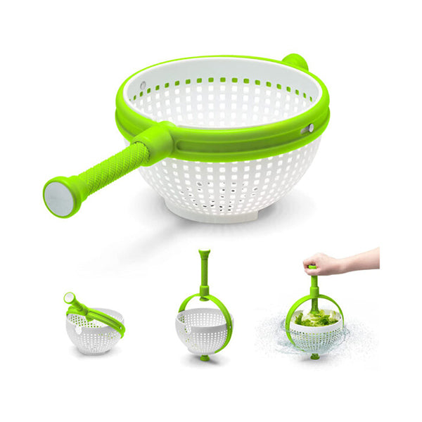 Mobileleb Kitchen & Dining Green / Brand New Easy-To-Use Salad Spinner - 98008