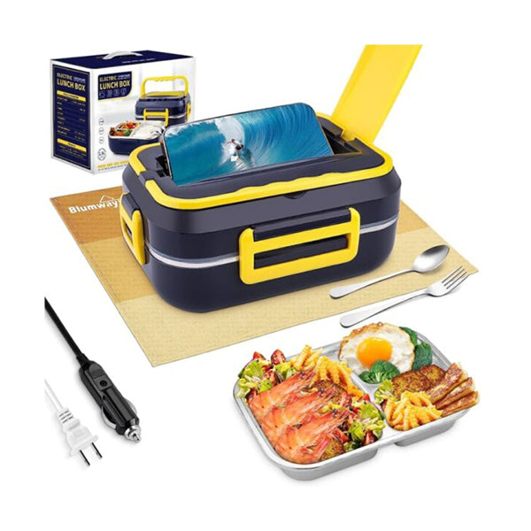 Mobileleb Kitchen & Dining Black / Brand New Electric Lunch Box, 3 in 1 for 12V, 24V & 220V - DFH-C21
