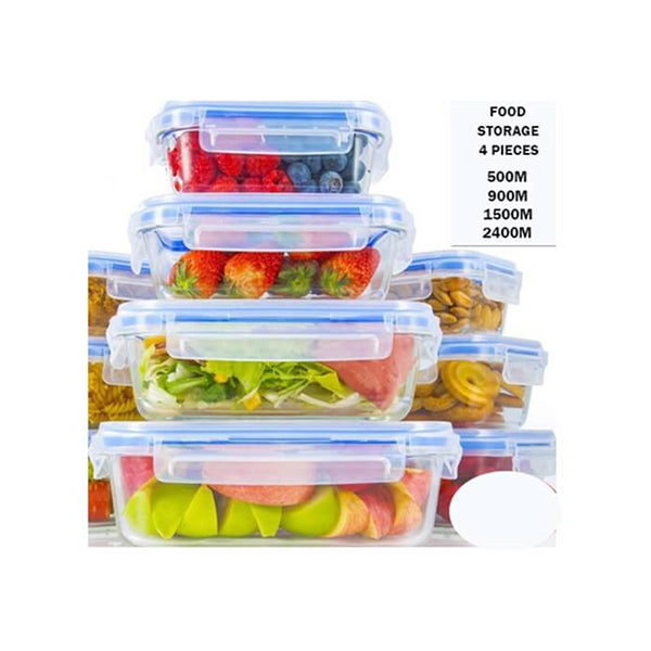 Mobileleb Kitchen & Dining Brand New Food Storage - Set of 4 Pieces - 15783