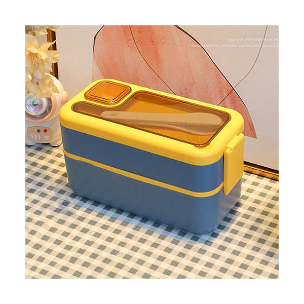 Mobileleb Kitchen & Dining Blue / Brand New Lunch Box Leak-proof Bento Box - 10249