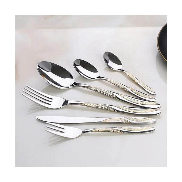 Mobileleb Kitchen & Dining Stainless Steel / Brand New Luxury Stainless Steel 18/10 Cutlery