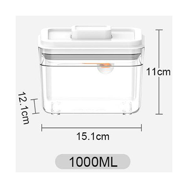 Mobileleb Kitchen & Dining Brand New / 1000ML Pop Air Tight Food Storage Containers With Airtight Lids - 99011