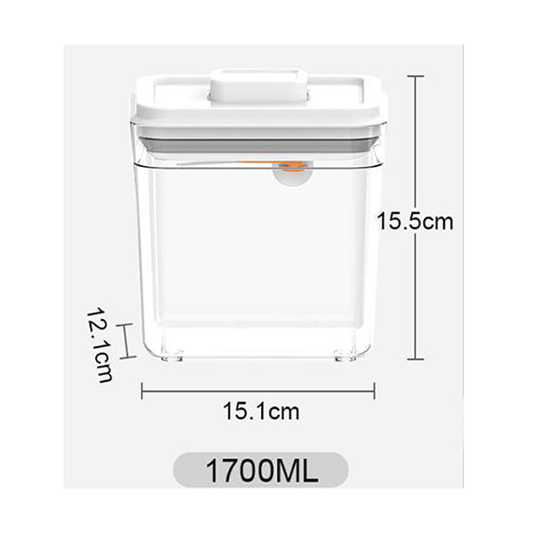 Mobileleb Kitchen & Dining Brand New / 1700ML Pop Air Tight Food Storage Containers With Airtight Lids - 99011