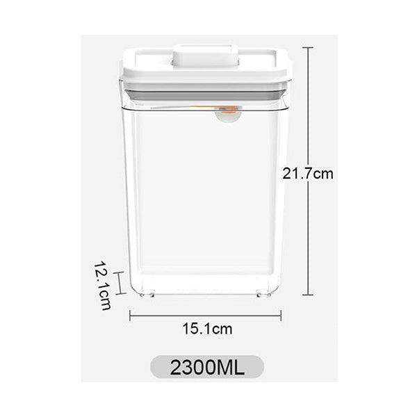 Mobileleb Kitchen & Dining Brand New / 2300ML Pop Air Tight Food Storage Containers With Airtight Lids - 99011