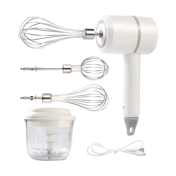 Mobileleb Kitchen & Dining White / Brand New Rechargeable Hand Mixer & Electric Chopper