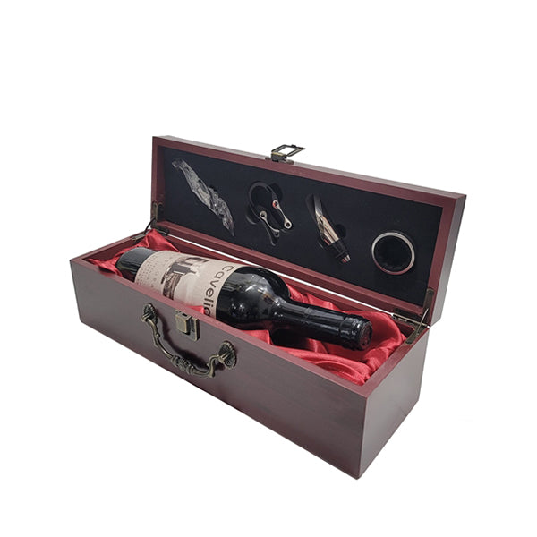 Mobileleb Kitchen & Dining Rosewood Wine Box - 1 Bottle - 16115