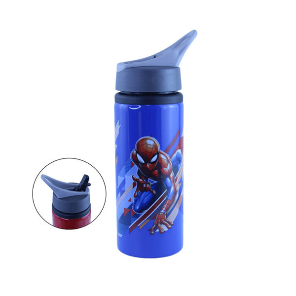 Mobileleb Kitchen & Dining Brand New / Model-1 School and Sports Aluminum Water Bottle 700ml with Straw Lid - 11013