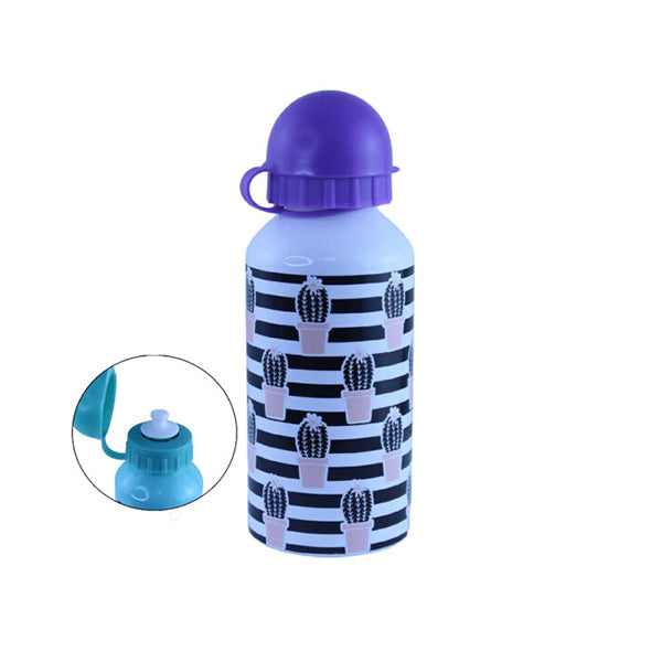 Water Bottle Blue Fade 400ml, Stainless Steel