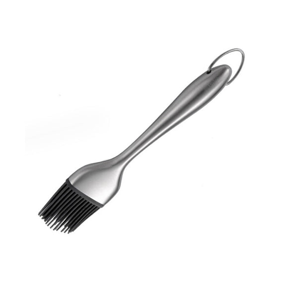 Mobileleb Kitchen & Dining Silver / Brand New Stainless Steel Barbecue silicone brush - 11020