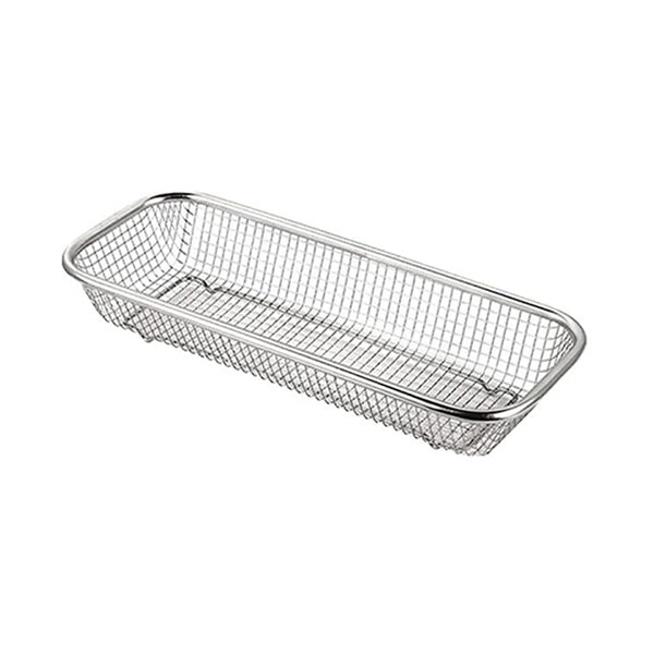 Mobileleb Kitchen & Dining Silver / Brand New Stainless Steel Kitchen Drain Rack Storage Basket 31x13cm - 10413