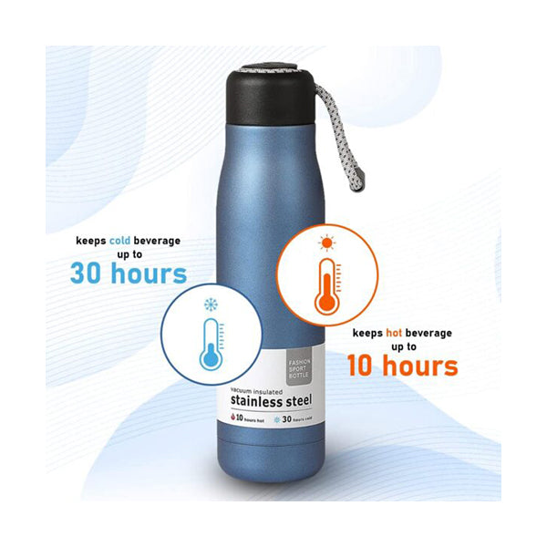Mobileleb Kitchen & Dining Stainless Steel Vacuum Insulated Water Bottle - 400ml - 1024