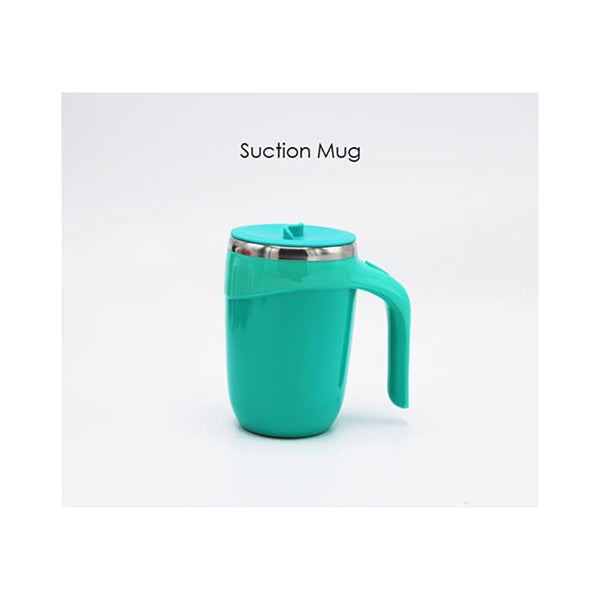 Mobileleb Kitchen & Dining Green / Brand New Suction Mug, High-Quality Mugs, Suitable for Office and Car 0.5L - 14039