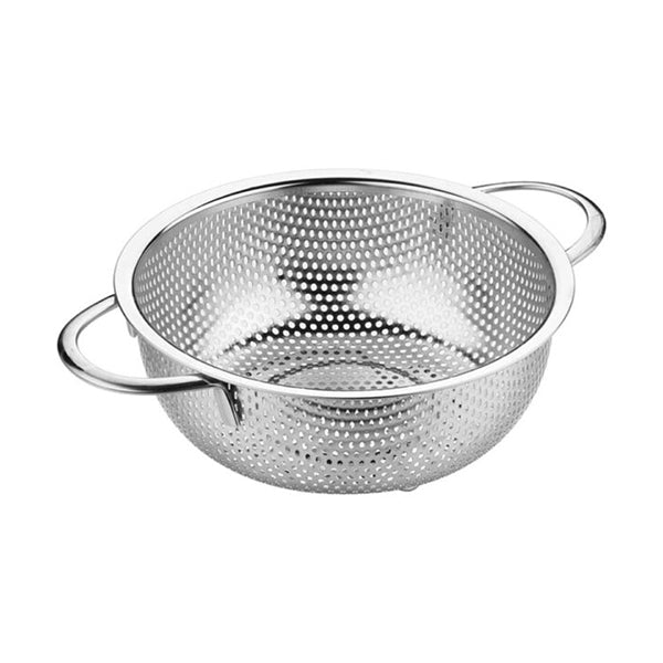 Mobileleb Kitchen & Dining Vegetable Strainer Stainless Steel Colander with Handle - 10417