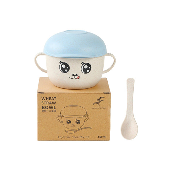 Mobileleb Kitchen & Dining Blue / Brand New Wheat Bowl, Wheat Products, Eco Friendly, for Kids, Protection, NonToxic - 15658