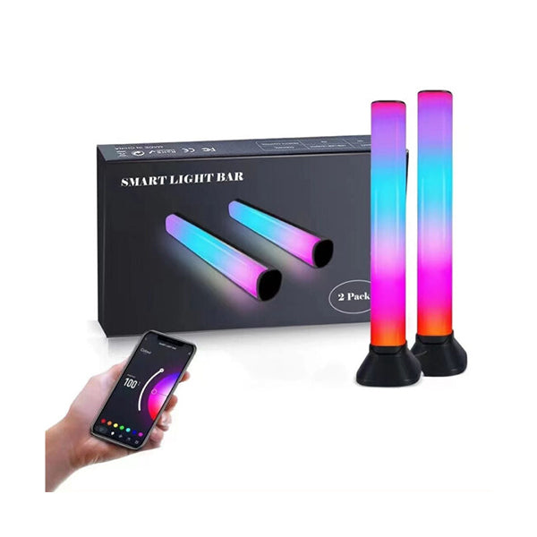 Mobileleb Lighting Black / Brand New 2 Pack RGB Smart LED Light Bars with Remote - 97192
