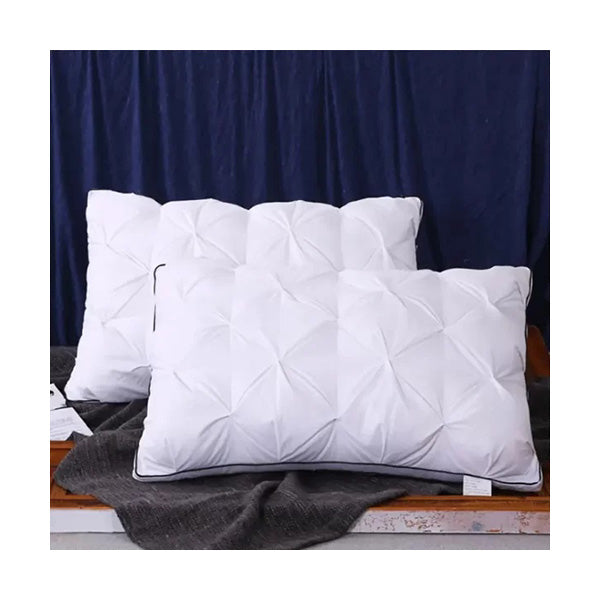 Mobileleb Linens & Bedding White / Brand New Antibacterial Elegant Home Textile Bedding Pillow 750gr - 10738