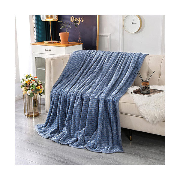 Mobileleb Linens & Bedding Blue / Brand New Double Color Blanket 200x230cm - 97375
