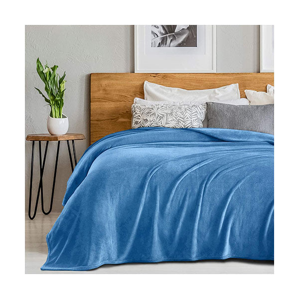 Mobileleb Linens & Bedding Blue / Brand New Fuzzy Soft Blanket, 200*230cm - 97381