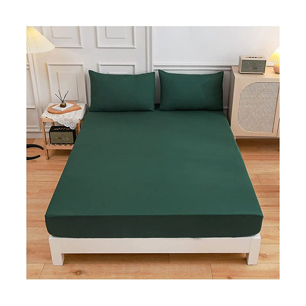 Mobileleb Linens & Bedding Dark Green / Brand New Inspire 120×200+25 Cm Mattress Cover Full Elastics - 98460