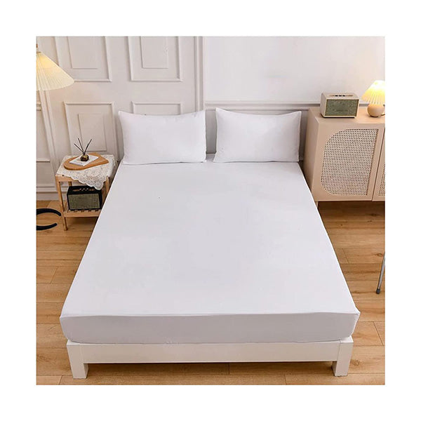 Mobileleb Linens & Bedding White / Brand New Inspire 180×200+30cm Mattress Cover Full Elastics - 98461