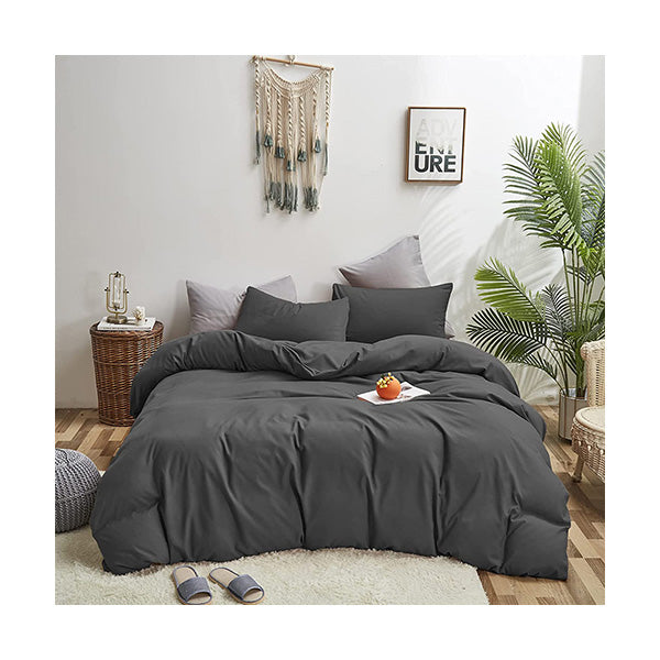 Mobileleb Linens & Bedding Dark Grey / Brand New Inspire 3 Pcs Set Fine Linens - 98474