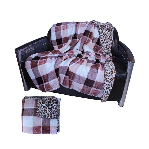 Mobileleb Linens & Bedding Brown / Brand New Sofa Cozy Blanket 120×150 Cm - 97400