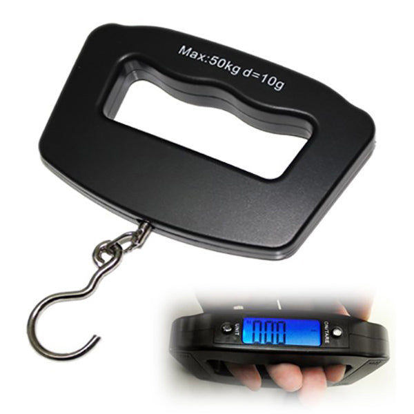 Mobileleb Luggage Accessories Black / Brand New Luggage Scale Digital 50 Kg Capacity Compact - JLH130