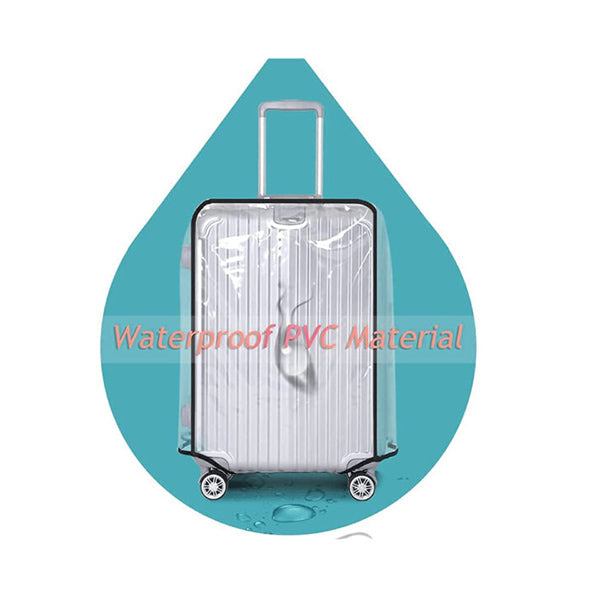 Mobileleb Luggage Accessories Transparent / Brand New PVC Protector Luggage Cover Bag - 20Inch