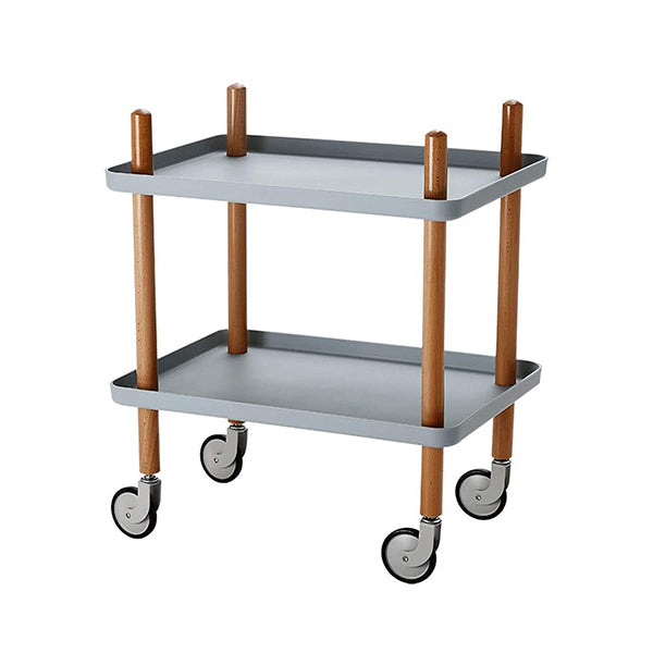 Mobileleb Office Carts Grey / Brand New Storage Trolley, Utility 2-Tier - 2023-C95