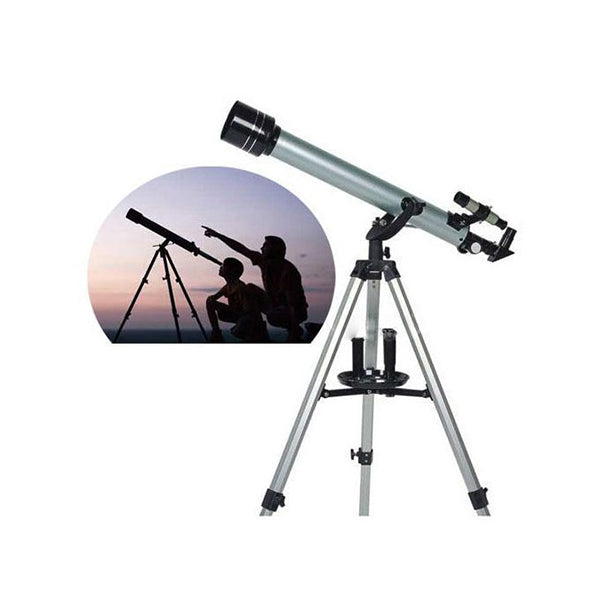 Mobileleb Optics Silver / Brand New BEST SELLER - Monocular Astronomical Telescope F70060 With 360 Degree Adjustable Aluminum Tripod