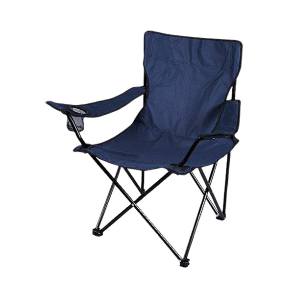 Mobileleb Outdoor Activities Blue / Brand New Folding Chair with Arms Holder