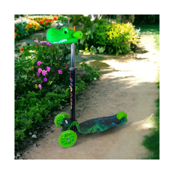 Mobileleb Outdoor Recreation Green / Brand New 3 Wheel Scooters for Kids, Kick Scooter for Toddlers 3-8 Years