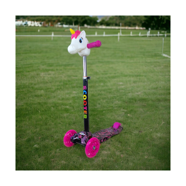 Mobileleb Outdoor Recreation Pink / Brand New 3 Wheel Scooters for Kids, Kick Scooter for Toddlers 3-8 Years