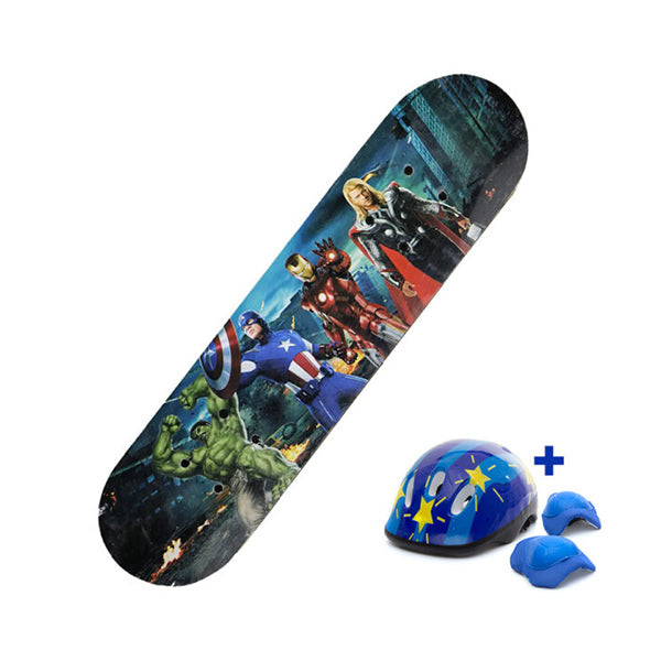 Mobileleb Outdoor Recreation Brand New / Model-6 80cm Skateboard for Children With Safety Kit